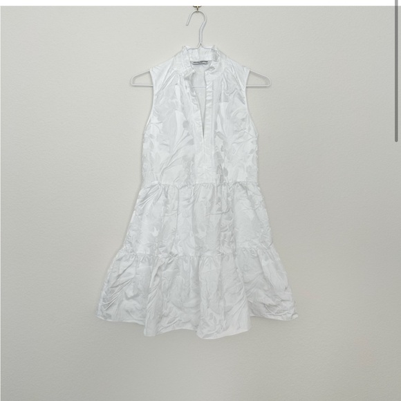 Amanda Uprichard Sleeveless Saffron Dress White - Picture 4 of 6